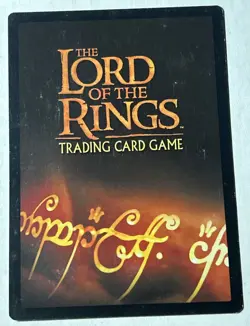 2003 Decipher Lord Of The Rings TCG LOTR THE ONE RING Card #4M1 Light Play - Image 2