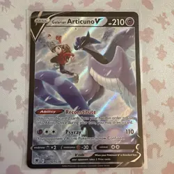 Galarian Articuno V TG16/TG30 Trainer Gallery Astral Radiance Pokemon TCG card - Image 2