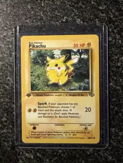 Pokemon Pikachu TCG Jungle Card 60/64 1st Edition NM Condition - Image 1