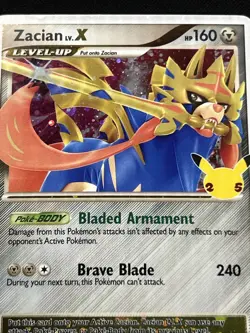 Zacian LV. X SWSH135 SWSH: Sword & Shield Promo Cards Holo - Image 2