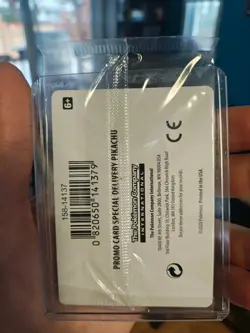 Special Delivery Pikachu SWSH074 Holo Promo Card SEALED - Image 2