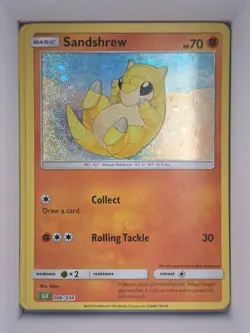 Pokemon TCG Sandshrew 008/034 Trading Card Game Classic (CL) Holo Near Mint - Image 1