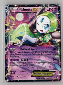 Meloetta EX - RC11/RC25 - Pokemon Legendary Treasures Radiant Collection Card MP - Image 1