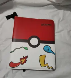 Pokemon TCG Games Card Binder 50 Sleeves 4-Pocket Trading Cards 400 Pockets New - Image 1