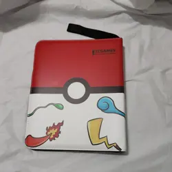 Pokemon TCG Games Card Binder 50 Sleeves 4-Pocket Trading Cards 400 Pockets New - Image 2