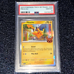 PSA 10 Pikachu 2023 Trick or Trade #062 Halloween Pokemon Card Free Shipping - Image 1