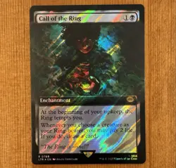 Call of the Ring, R 0766, NM Surge Foil, MTG Lord Rings LotR LTR, Frodo, One - Image 1