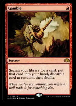 Gamble - 121/261 Dominaria Remastered - Magic: the Gathering-NM - Image 1