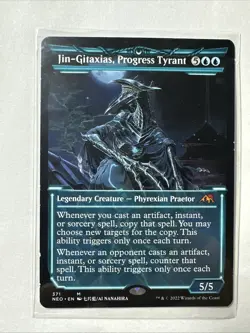 Jin-Gitaxias, Progress Tyrant (Showcase) Kamigawa: Neon Dynasty Regular - Image 1