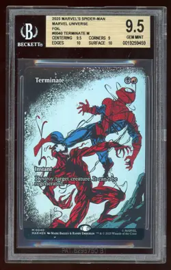 2025 Magic The Gathering Terminate Marvel Universe Foil BGS 9.5 - Image 1