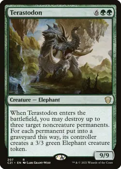 MTG Terastodon ** Commander 2021 ** English - Image 1