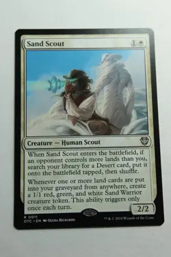 MTG Sand Scout x1- -Outlaws Thunder Junction Cmdr-Near Mint - Image 1