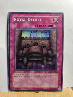 Yu-Gi-Oh! TCG Royal Decree DB2-EN106 Super Rare Unlimited Edition LP - Image 1