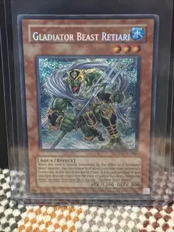 Yu-Gi-Oh! Gladiator Beast Retiari (NM) CSOC-EN086 Crossroads of Chaos - Image 1