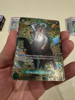 One Piece CCG Dracule Mihawk OP12-030 SR Foil Custom Card Proxy - Image 5
