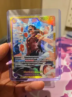 EB02-061 SEC Monkey.D.Luffy - Secret Rare - PRB-02 - English - One Piece TCG CCG - Image 1