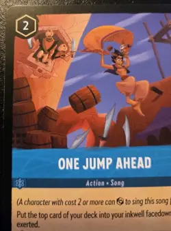 One Jump Ahead 164/204 Uncommon The First Chapter Disney Lorcana TCG - Image 2