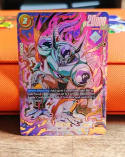 Dragon Ball Super Card Game Fusion World FS04-12 Top 8 Promo Alt Art Frieza - Image 1