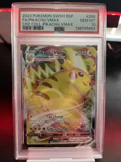 Pikachu VMAX SWSH286 SWSH: Sword & Shield Promo Cards Holo PSA 10 - Image 2