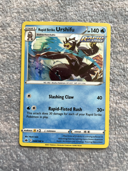 Pokemon Card - Rapid Strike Urshifu - Holo (44/198 - Chilling Reign) - Image 1