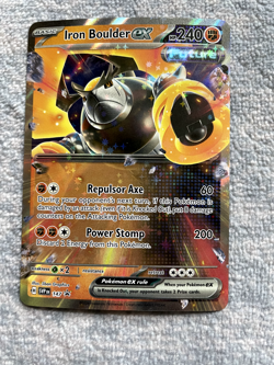 Pokemon Card - Iron Boulder ex (147 - SVP Black Star Promotional) - Image 1