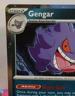 Gengar (Cosmos Holo) 057/091 Trick or Trade 2024 Holo NM- CARD E - Image 2
