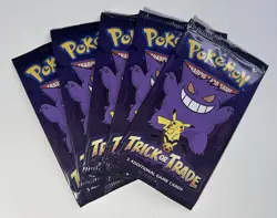 5 Packs Pokemon TCG Trick or Trade Booster Packs 2022 Halloween Cards | 15 Cards - Image 3