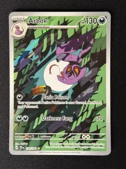 Arbok 176/162 SV05: Temporal Forces - Illustration Rare NM Holo Pokemon TCG Card - Image 1