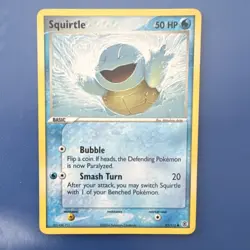 Pokemon Squirtle FireRed & LeafGreen 83/112 Common Basic 50 HP English Card - Image 1