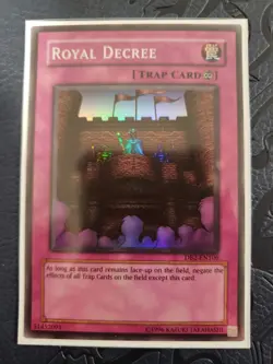 Yugioh Royal Decree Dark Beginnings DB2-EN106 Super Rare Foil Card Euro LP - Image 1