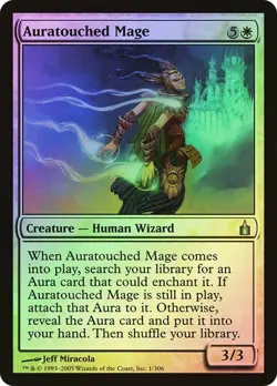 Ravnica: City of Guilds MTG FOIL Auratouched Mage Magic - Image 1