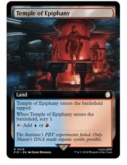Temple of Epiphany - Extended Art Fallout MTG - Image 1