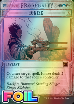 x1 Ionize OTP Breaking News MTG 49 FOIL RARE M/NM 1x - Image 1