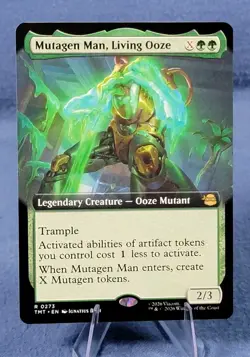 MTG TMNT - Mutagen Man, Living Ooze (Extended Art) NM B - Image 1