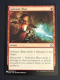1x Galvanic Blast (045) Mystery Booster LP MTG Magic the Gathering x1 MKE - Image 1