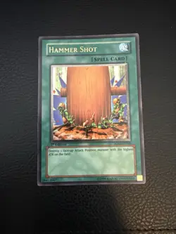 Yugioh Hammer Shot SOD-EN038 1st Edition Ultimate Rare 1st Edition VLP - Image 1