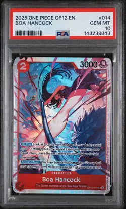 Boa Hancock #014 2025 One Piece Op12-Legacy Of The Master PSA 10 - Image 1