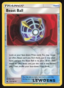 Beast Ball - 125/168 - Uncommon Reverse Holo - Celestial Storm - Pokemon Card - Image 1