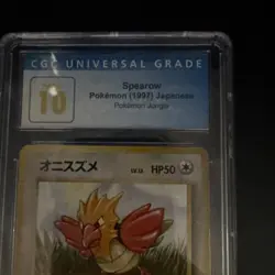 Spearow Pokemon (1997) Card No.021 Japanese Edition Jungle CGC pristine 10 - Image 3