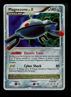 Magnezone LV.X 142/146 Legends Awakened 2008 Holo Rare Pokemon Card TCG - Image 1