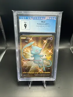 Pokemon Shiny Mew Holo Secret Celebrations Card 025/025 CGC Mint 9 - Image 1