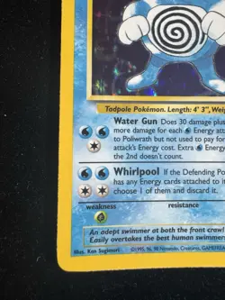 Poliwrath Holo Pokemon Card 13/102 Base Set WOTC Rare LP Condition - Image 5