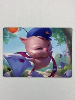 Delivery Moogle Art Card (Gold-Stamped Planeswalker Symbol) Art Series: Final... - Image 1