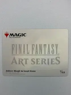 Delivery Moogle Art Card (Gold-Stamped Planeswalker Symbol) Art Series: Final... - Image 2