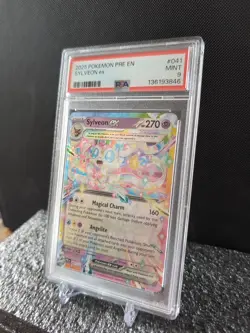 Pokemon TCG Sylveon EX Prismatic Evolutions Double Rare Holo Card 41/131 PSA 9 - Image 2