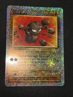 Geodude 77/110 Legendary Collection Reverse Holo Pokemon Card Excellent! - Image 4