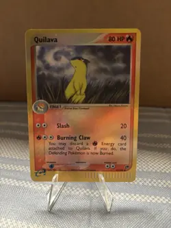 Pokemon TCG Quilava EX Sandstorm Reverse Holo Uncommon Card 51/100 - Image 1