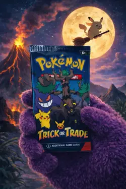 5 Packs Pokemon TCG Trick or Trade BOOster Packs 2024 Halloween Cards | 15 Cards - Image 1