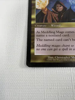 MTG Magic the Gathering Meddling Mage (116/146) Planeshift LP - Image 5