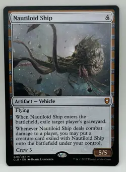 MTG Nautiloid Ship Commander Legends: Battle for Baldur's Gate Regular - Image 1